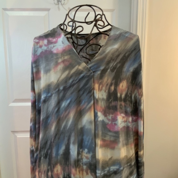 WHITE BIRCH TIE DYE TOP PLUS SIZE 3X NWT - Picture 2 of 5